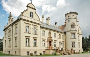 Fotografia przedstawia Pałac w Przyszowicach.